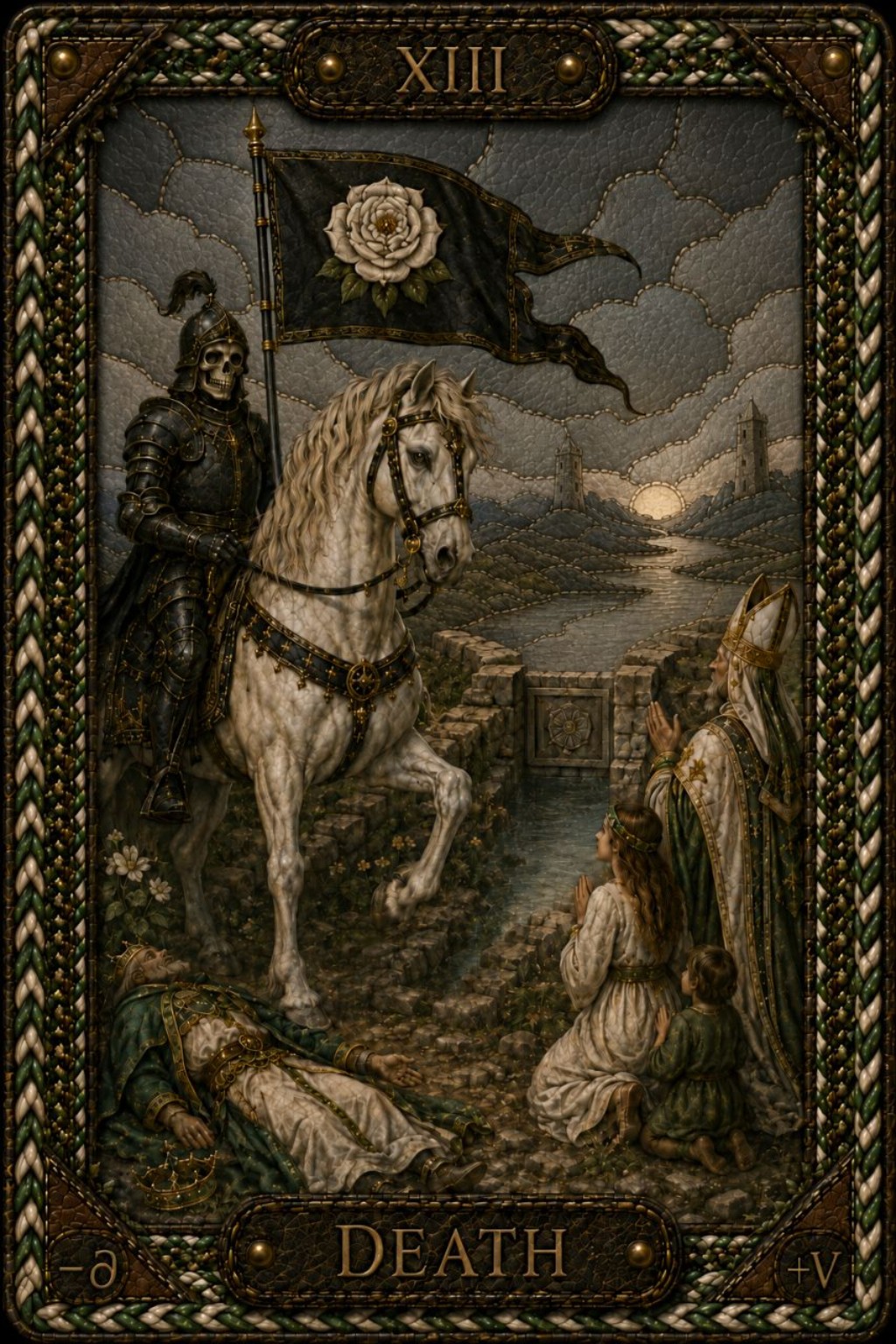 La Mort — carte de Tarot de Pavel Medvedev