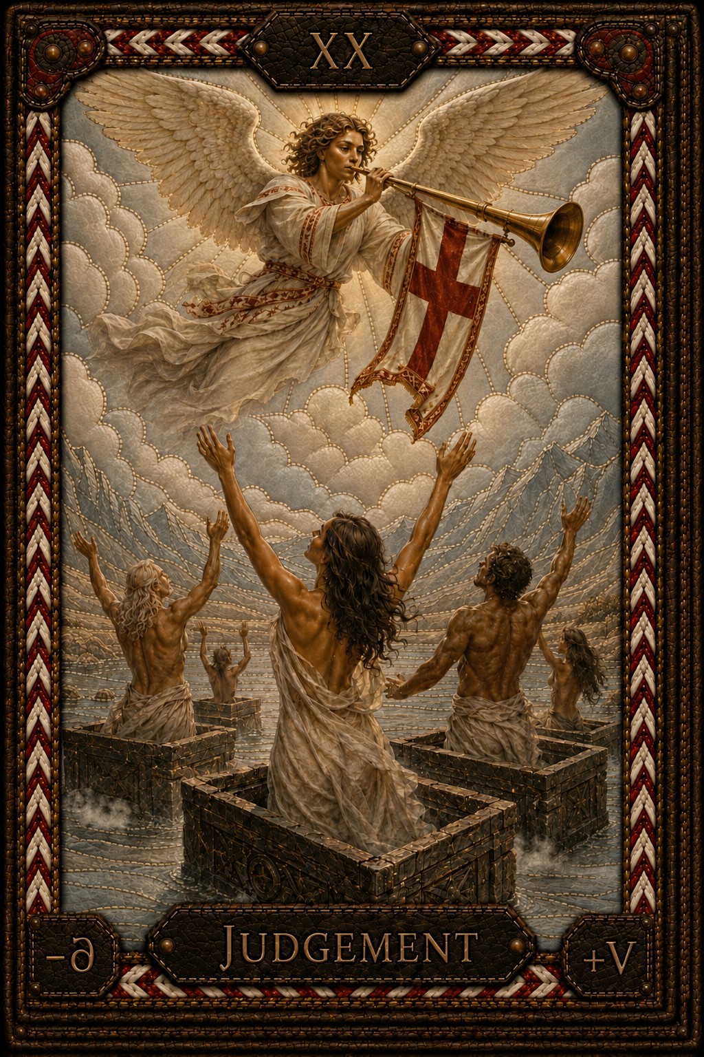 Le Jugement — carte de Tarot de Pavel Medvedev